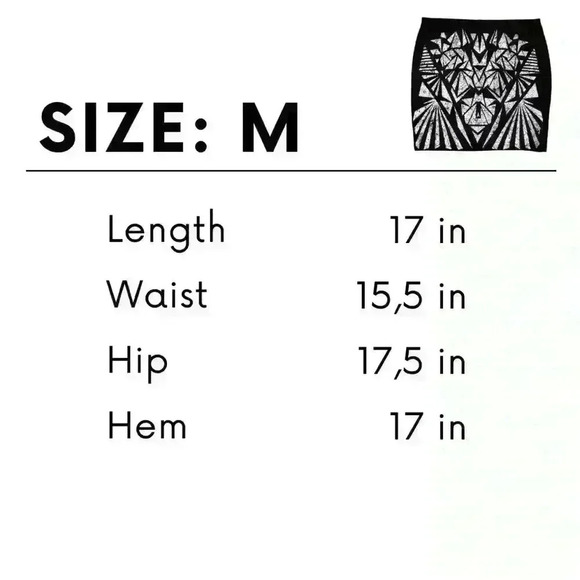 Vero Moda  Silver Black Mini Skirt size M Sparkly Geometric design 90s Y2k Party - Picture 8 of 14